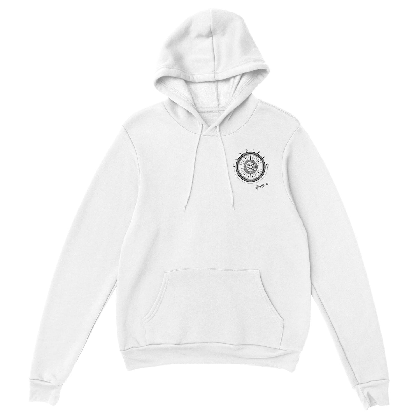 Compass - Black Ink Hoodie