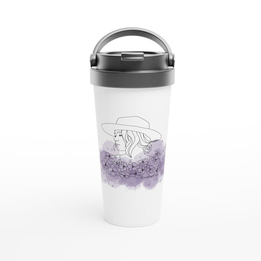 Proverbs 31 - Stainless Steel Travel Mug Lavender