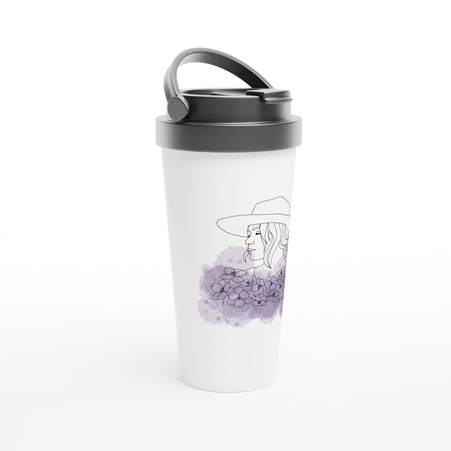 Proverbs 31 - Stainless Steel Travel Mug Lavender